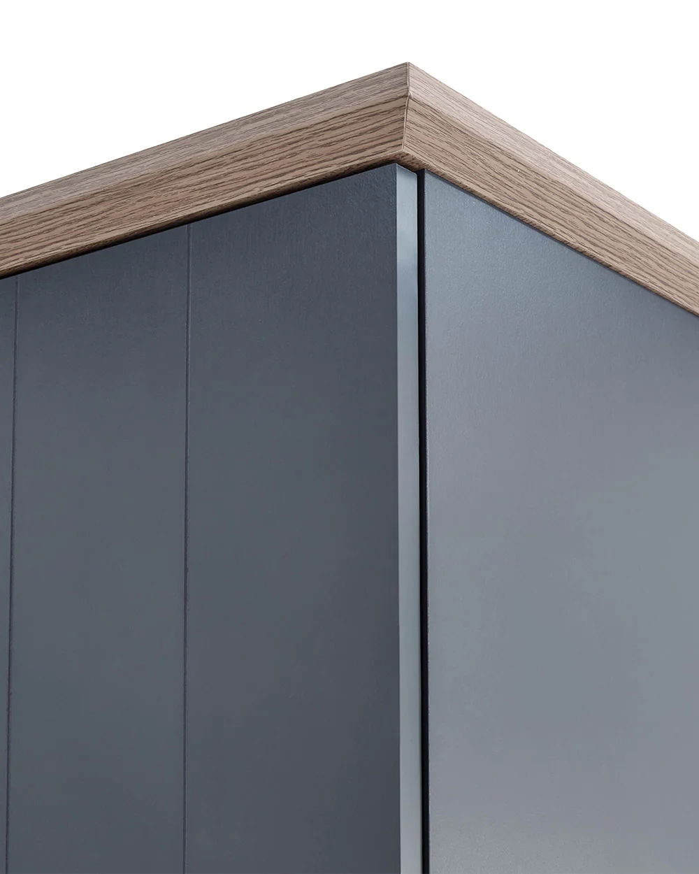 Kendal 2 Door Wardrobe with 1 Drawer Slate Blue - Image 12