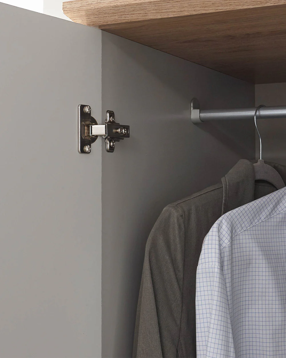 Kendal 3 Door Wardrobe With 3 Drawers, Grey - Image 3