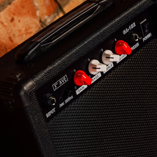3rd Avenue 15 Watt Electric Guitar Amplifier Black - Image 6