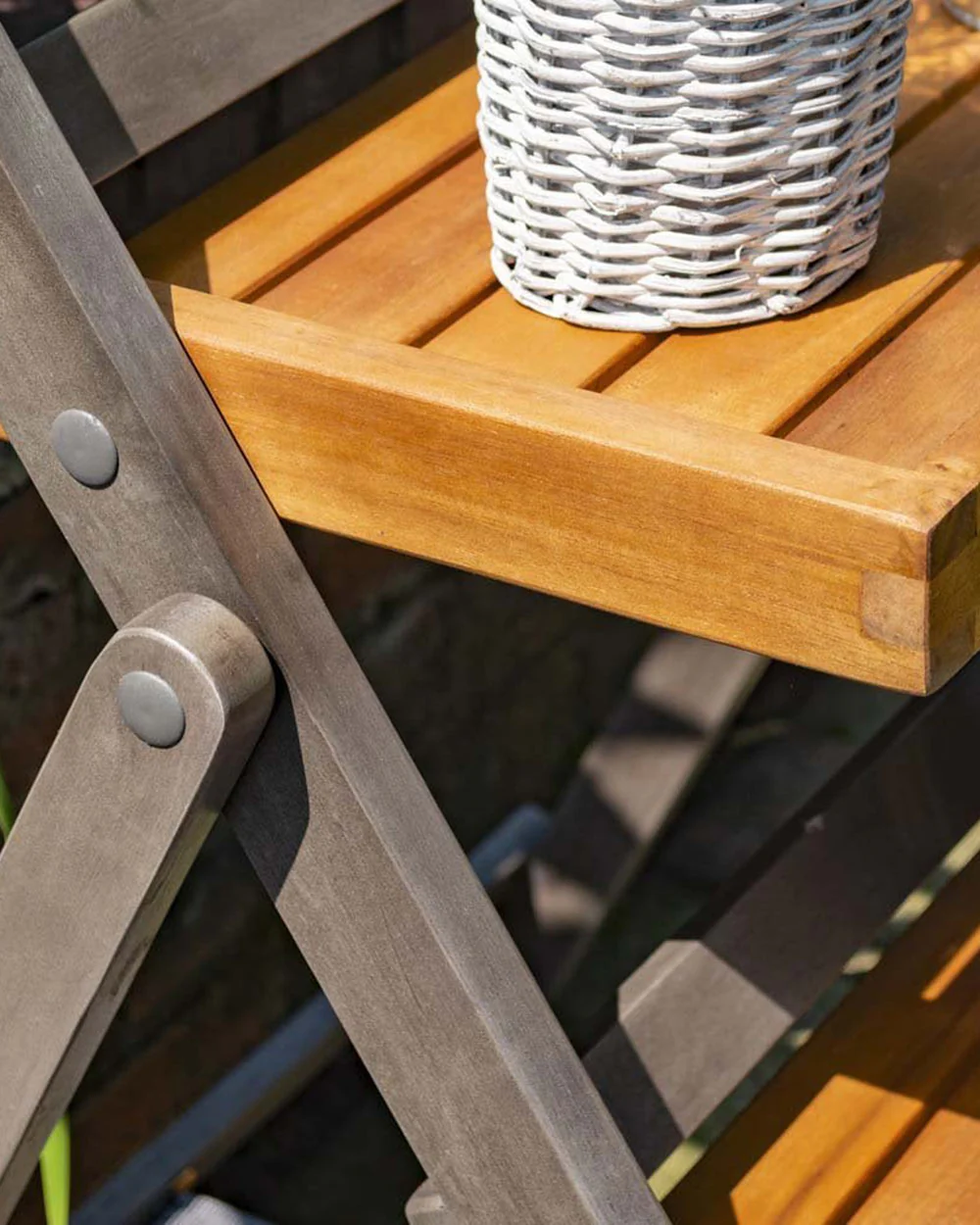 Alderley Hardwood 3 Tier Plant Ladder Display Small Rowlinson - Image 3