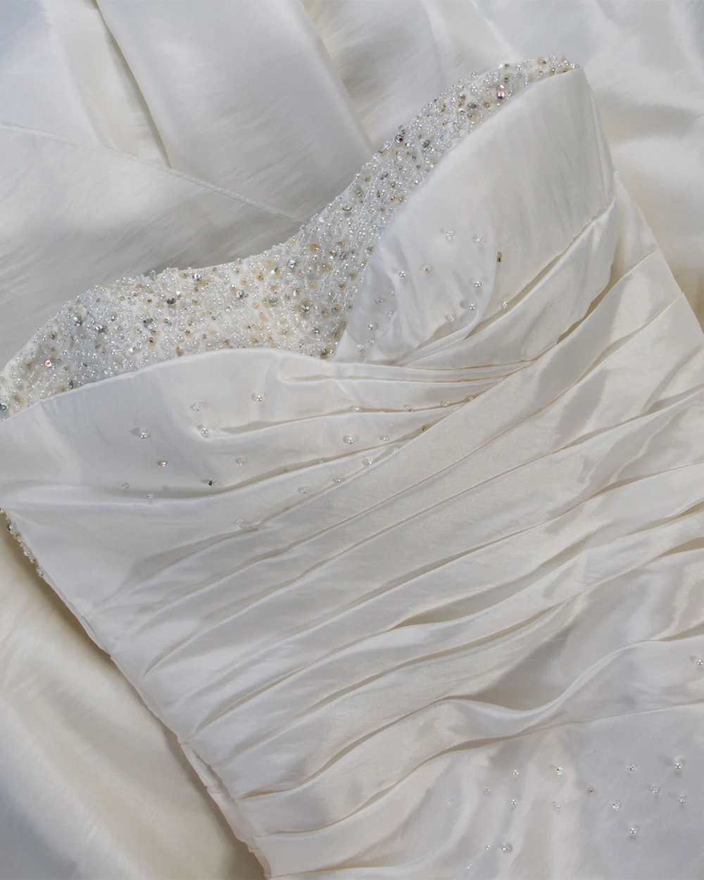 Alexia Couture Ivory A Line Wedding Dress Size 10 - Image 4