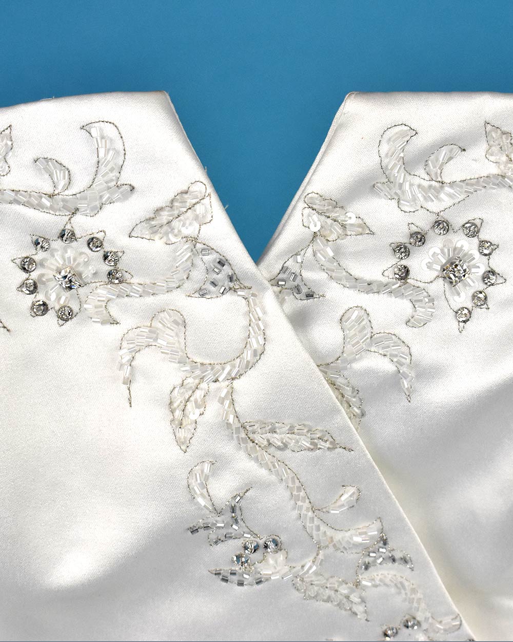 Alfred Angelo White A Line Wedding Dress UK 12 - Image 4