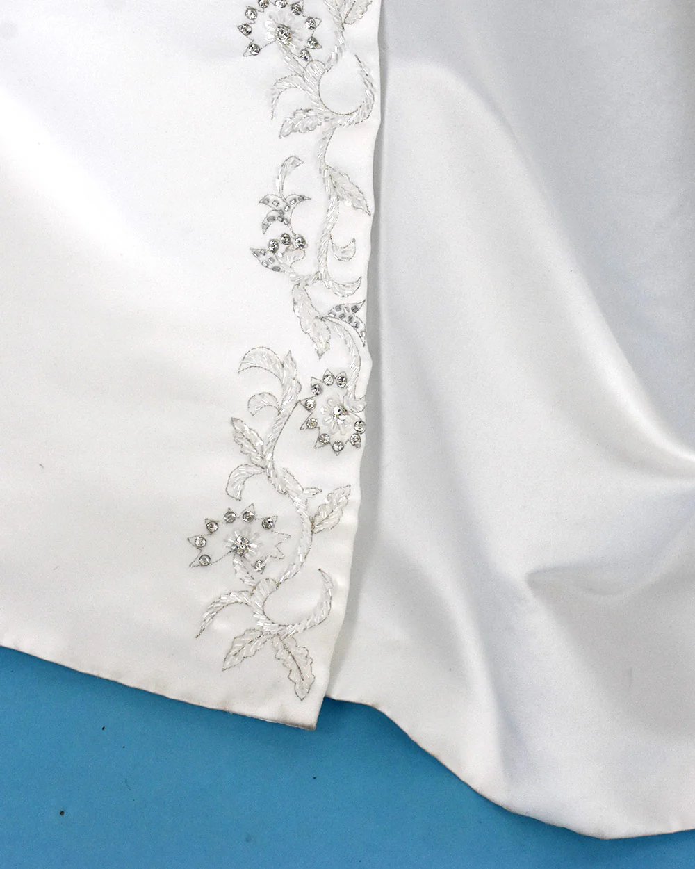 Alfred Angelo White A Line Wedding Dress UK 12 - Image 8