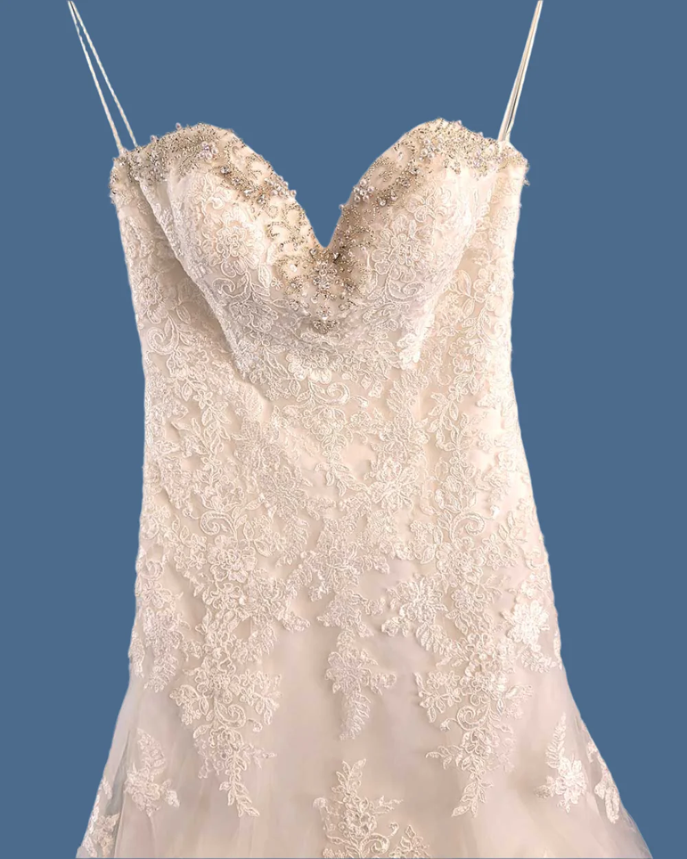 Amanda Wyatt Ivory Strapless Wedding Dress Size 10 - Image 4