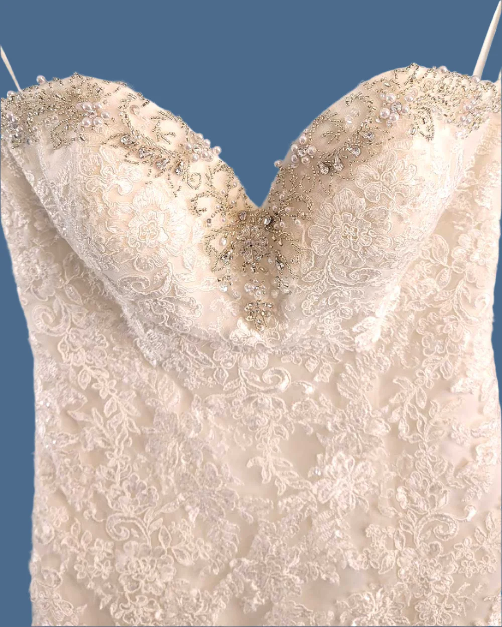 Amanda Wyatt Ivory Strapless Wedding Dress Size 10 - Image 5