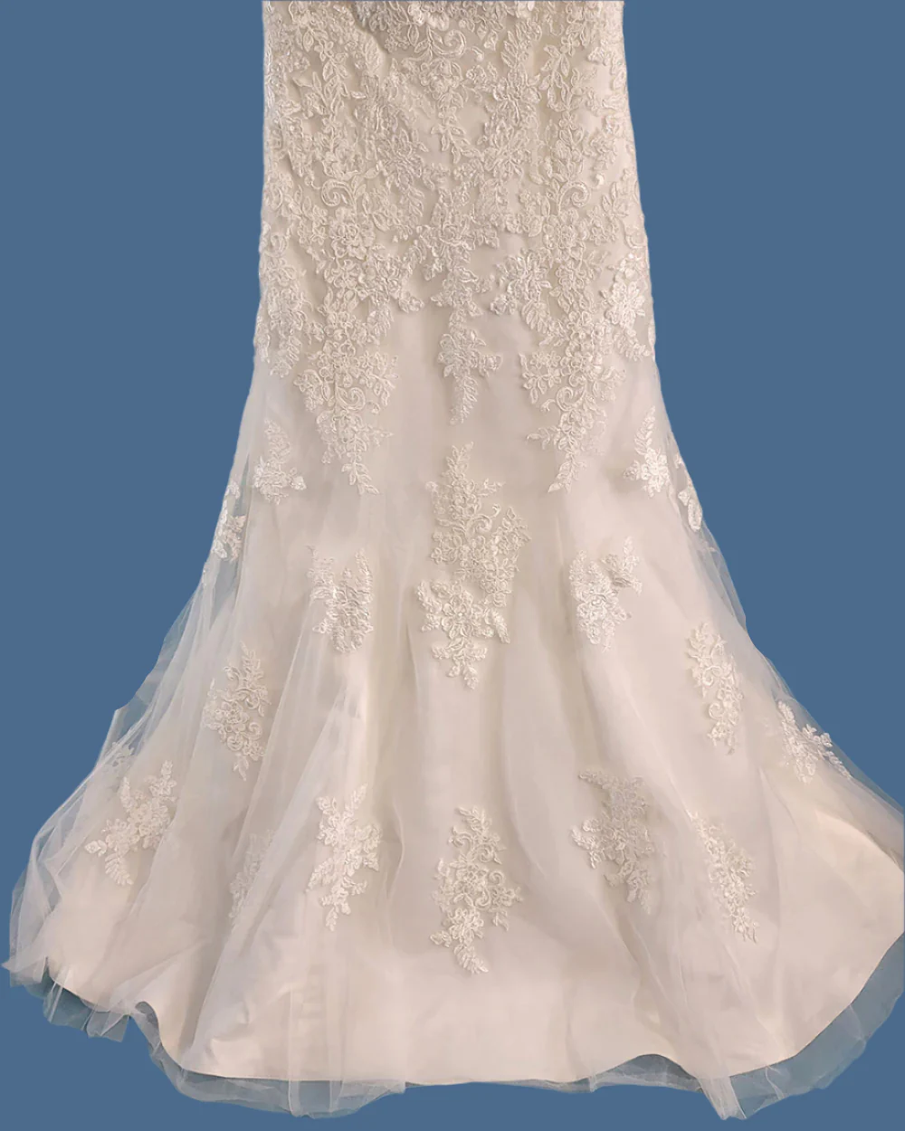 Amanda Wyatt Ivory Strapless Wedding Dress Size 10 - Image 8