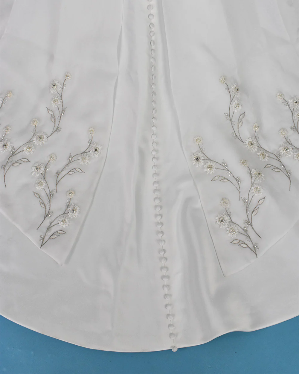 Ashley Love Ivory Trumpet Wedding Dress Size 12 - Image 11