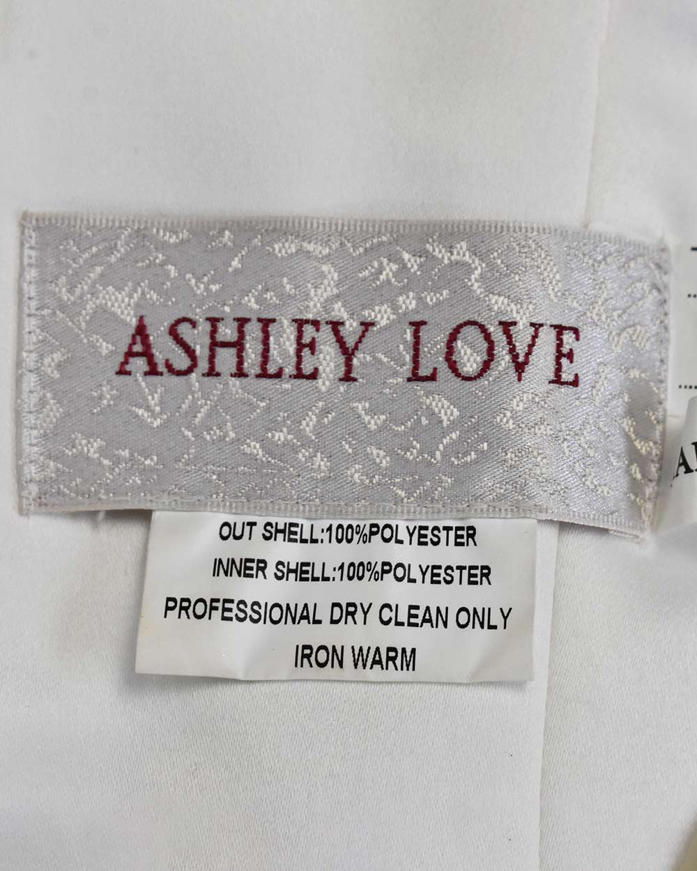 Ashley Love Ivory Trumpet Wedding Dress Size 12 - Image 12