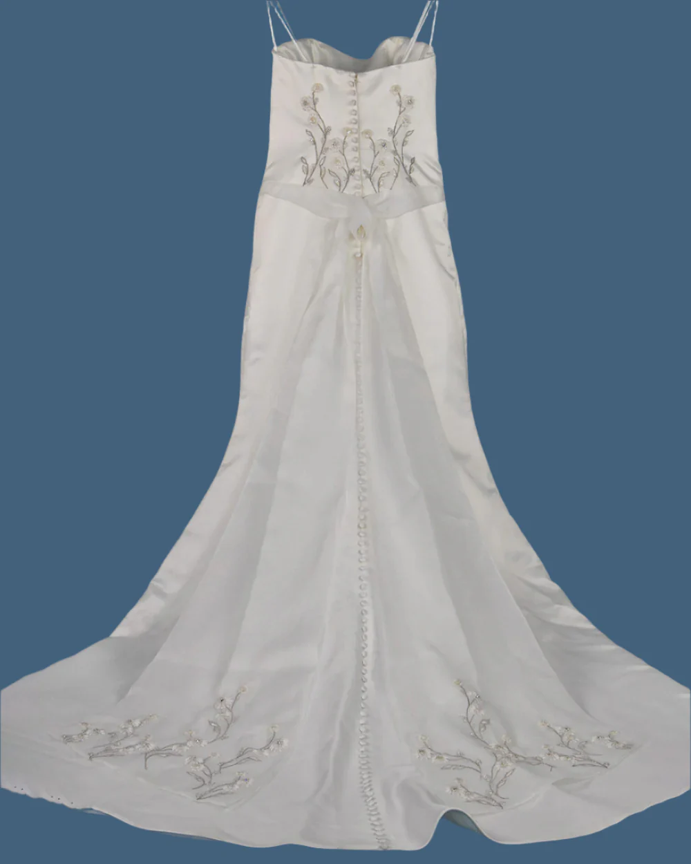 Ashley Love Ivory Trumpet Wedding Dress Size 12 - Image 3