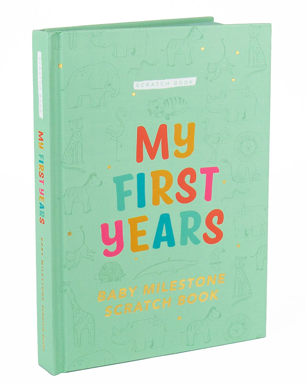 Baby Milestone Bucket List Scratch Book New Baby - Image 4