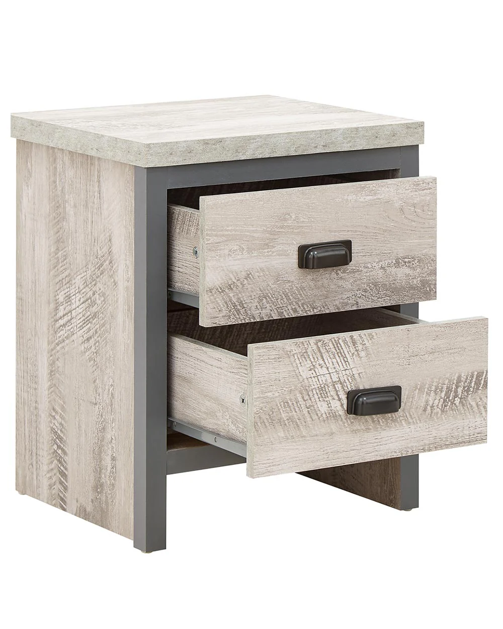 Bedroom Furniture Set Boston 3 Piece Modern Grey - Image 10