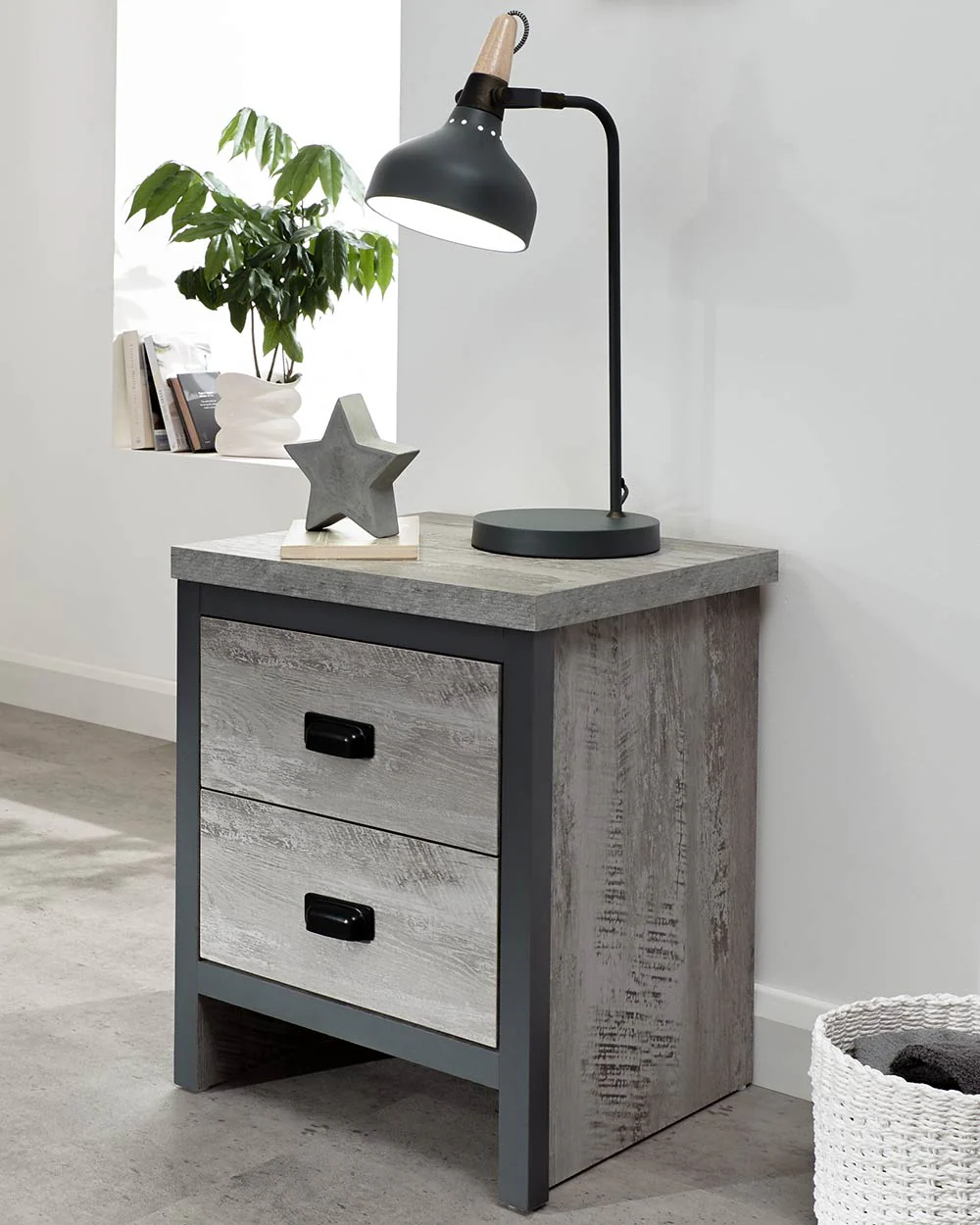 Bedroom Furniture Set Boston 3 Piece Modern Grey - Image 14