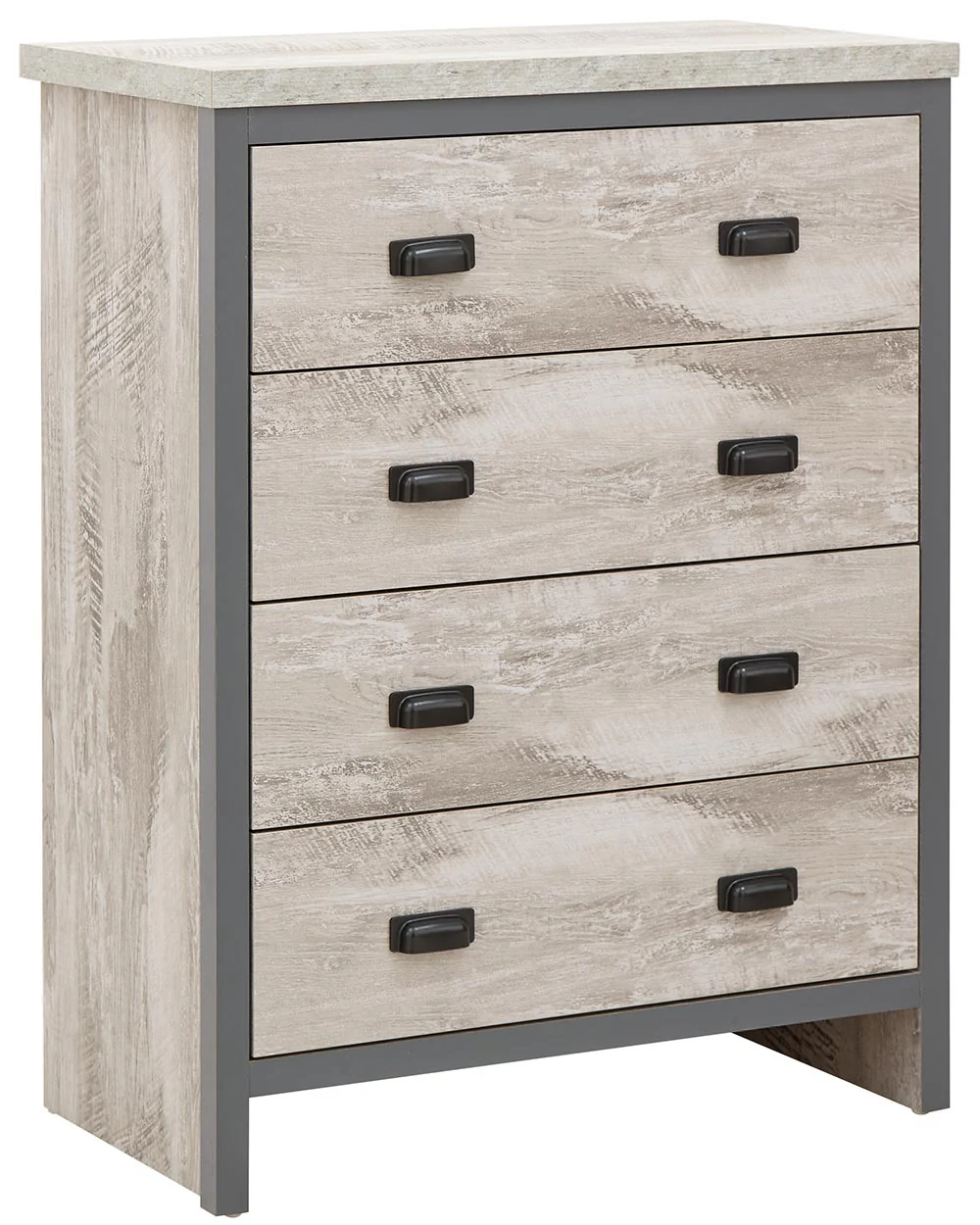 Bedroom Furniture Set Boston 3 Piece Modern Grey - Image 6