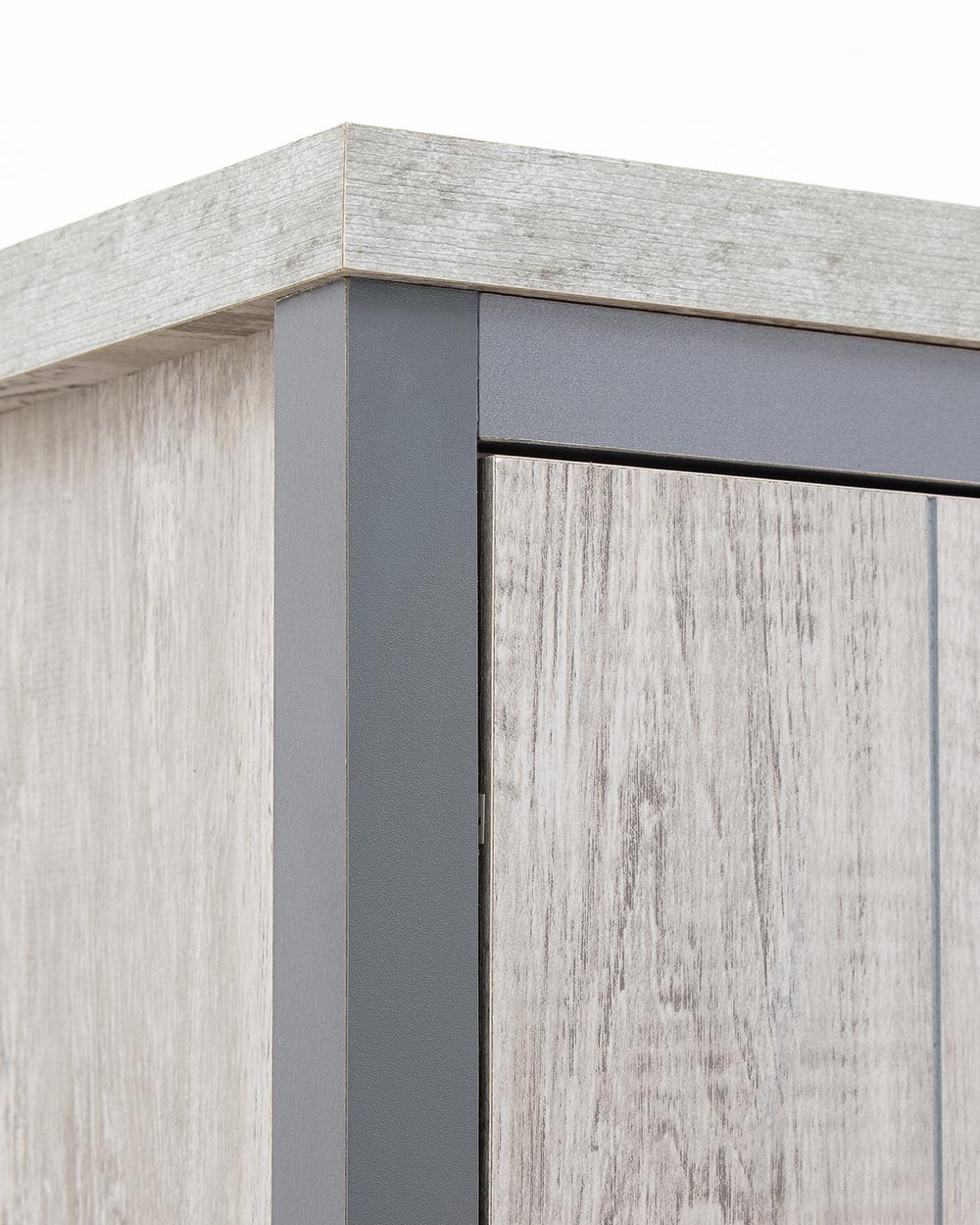 Bedroom Furniture Set Boston 3 Piece Modern Grey - Image 9