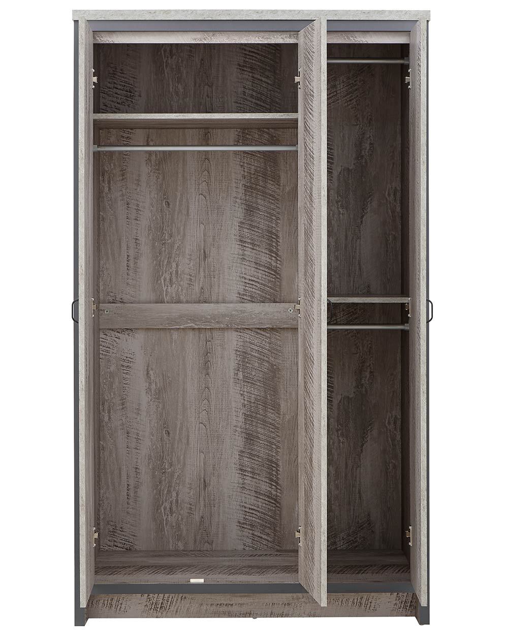 Bedroom Furniture Set 4 Piece Boston Modern Grey - Image 8