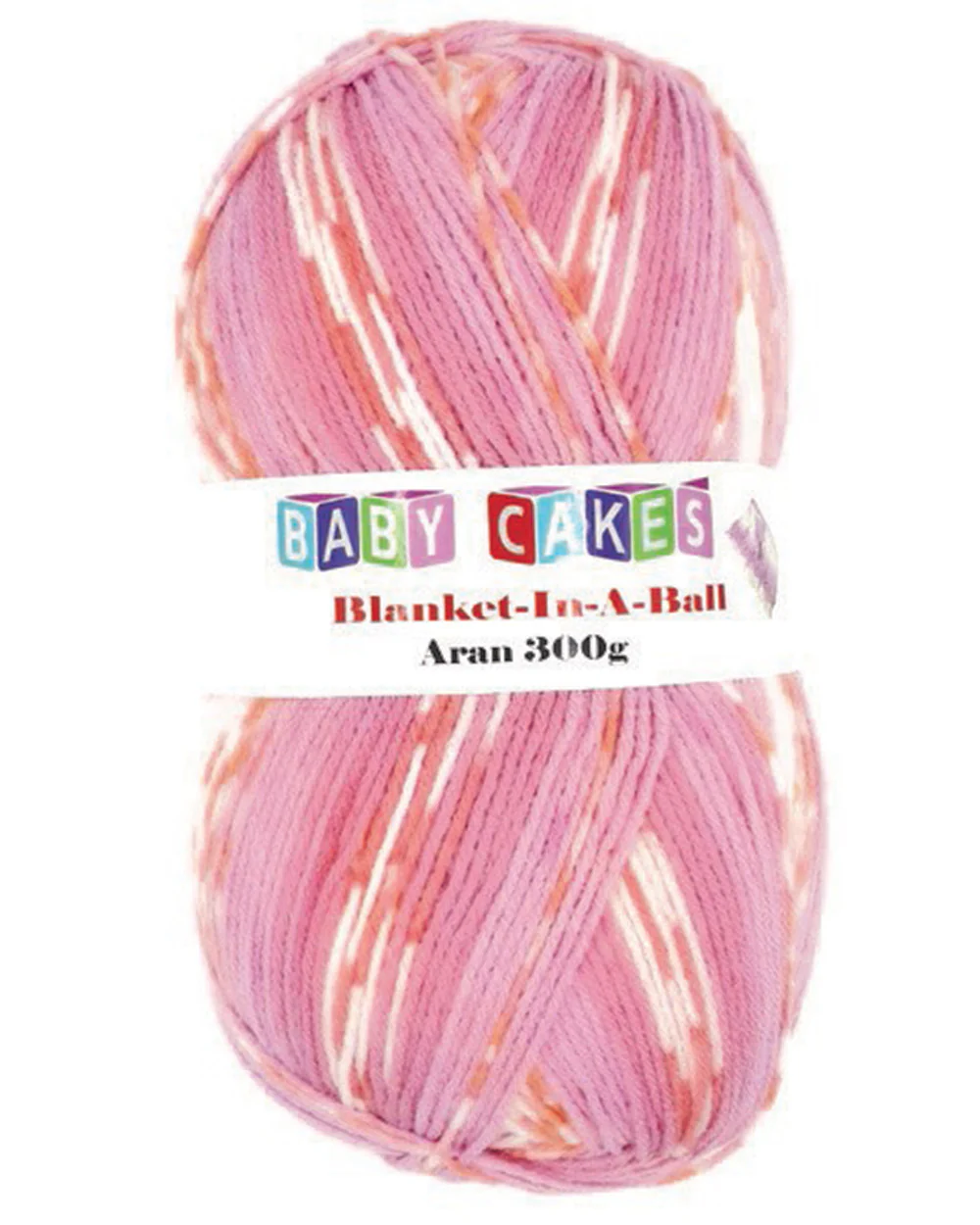 Blanket In A Ball Wool Baby Cakes Yarn 01 Candy Pink