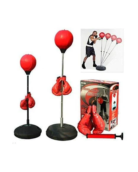 Boxing Punching Ball Set Training with Gloves - Image 2