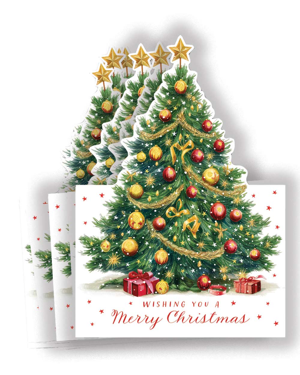 Charity Christmas Cards 10 Pack Christmas Tree - Image 2