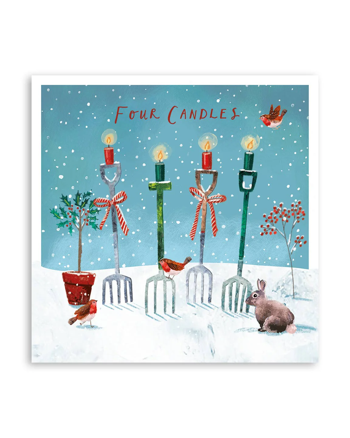 Charity Christmas Cards Four Candles 10 Pack