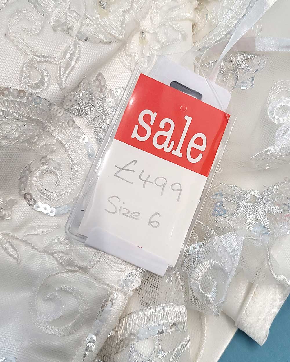 Charlotte Balbier White Fitted Fish Tail Illusion Wedding Dress Size 6 - Image 19
