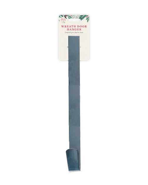 Christmas Wreath Door Hanger Silver 31.5cm