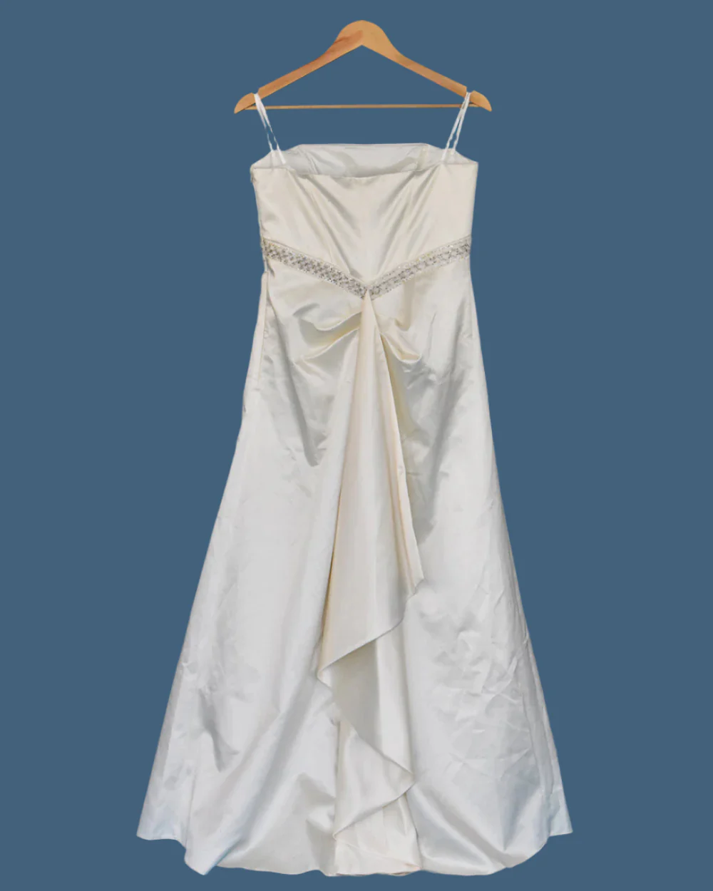 Debut Ivory A Line Wedding Dress Size 12 - Image 2