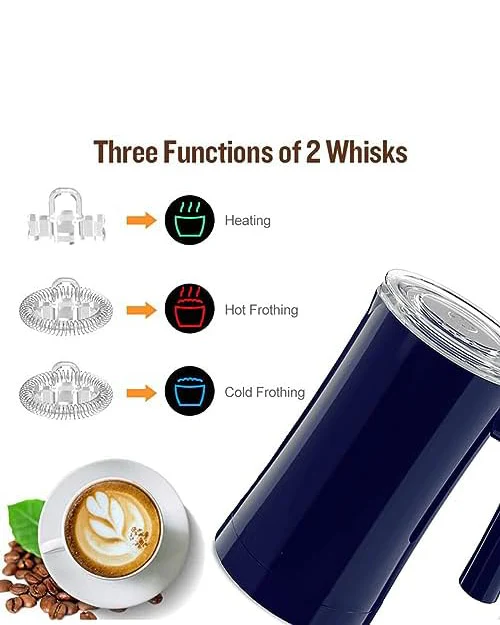 Electric Milk Frother Steamer for Hot or Cold Frothing - Image 3