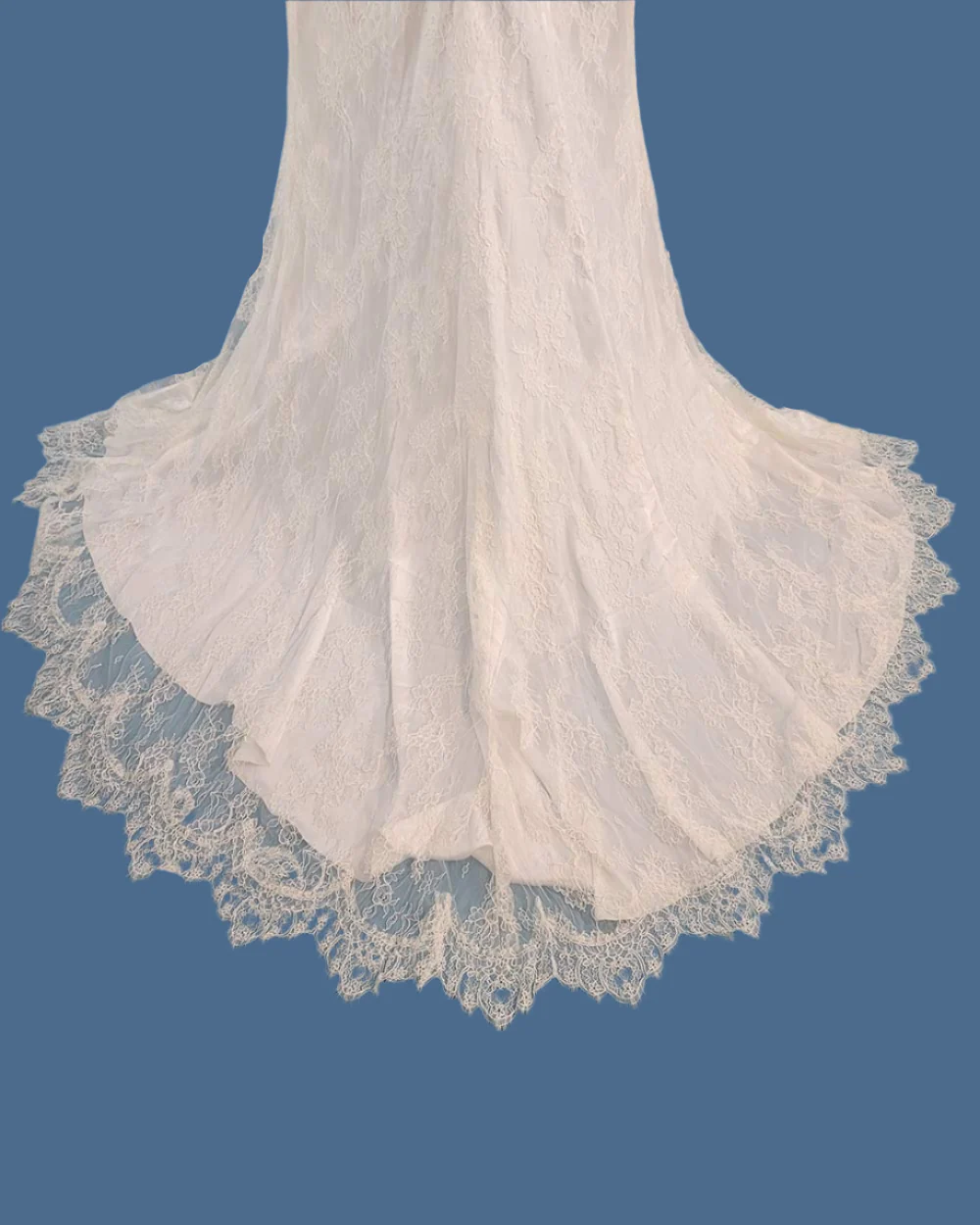 Eternity Bride Ivory Illusion Wedding Dress Size 12-14 - Image 11