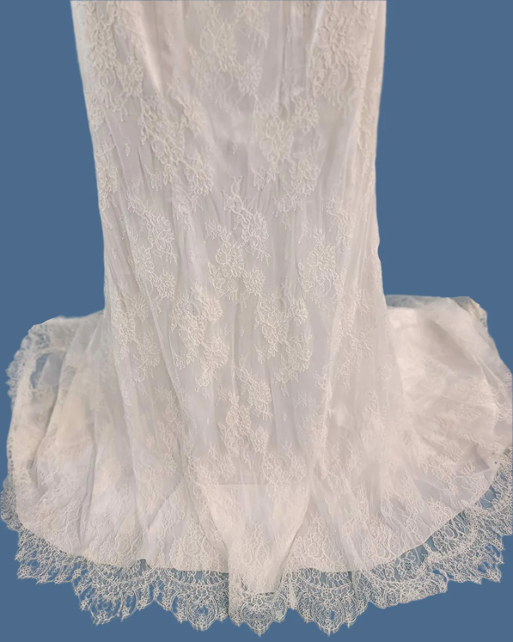 Eternity Bride Ivory Illusion Wedding Dress Size 12-14 - Image 9
