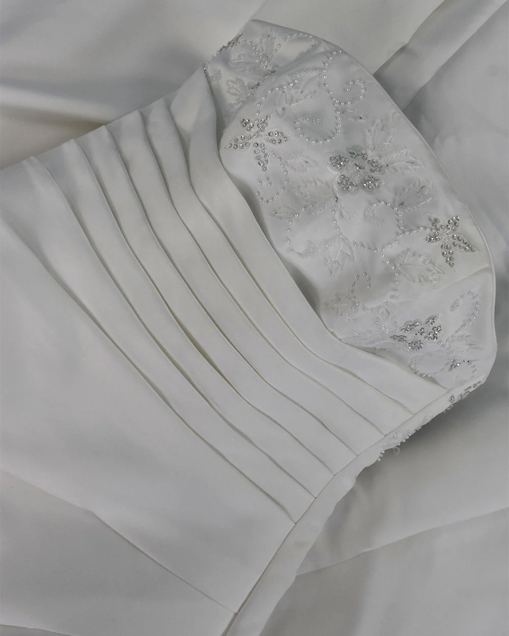 Forever Yours Ivory A Line Wedding Dress Size 12 - Image 3