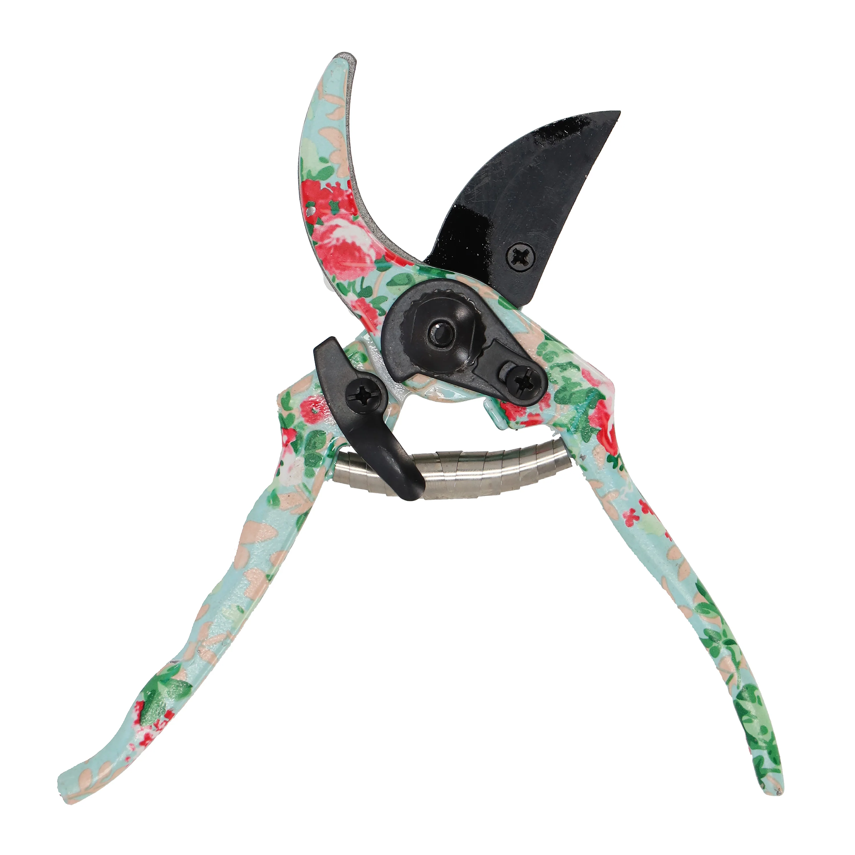Garden Pruning Shears Green Rose Design - Image 2