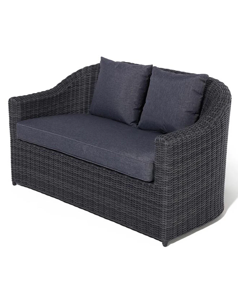 Garden Rattan Furniture Sofa Set Bunbury Grey Rowlinson - Image 8