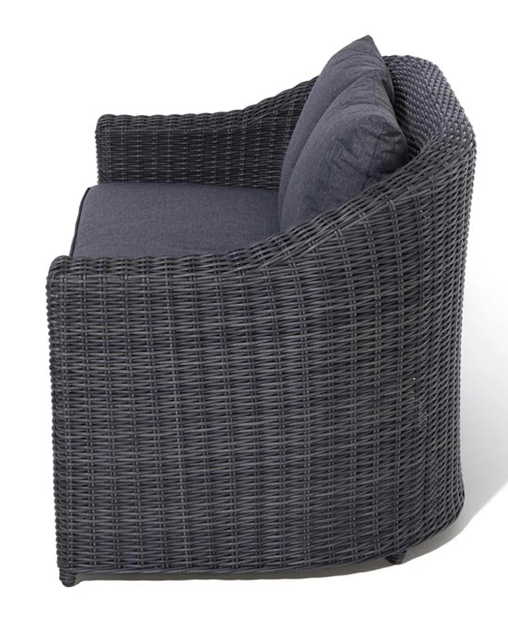 Garden Rattan Furniture Sofa Set Bunbury Grey Rowlinson - Image 9