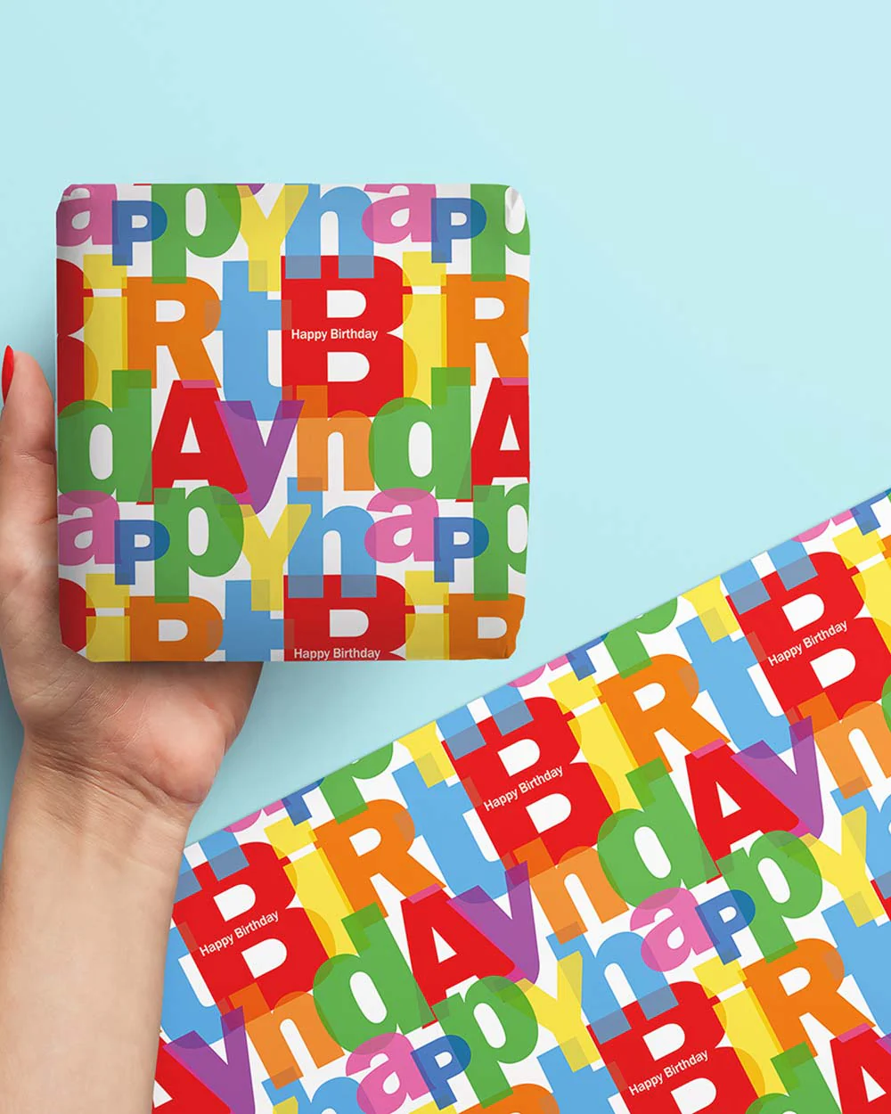 Gift Wrapping Paper Set Happy Birthday - Image 3