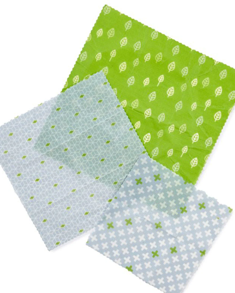 Handmade Reusable Food Wraps Vegan Set of 3 - Image 3