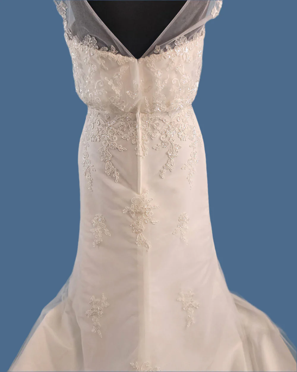 Hilary Morgan White A Line Wedding Dress Size 14-16 - Image 8