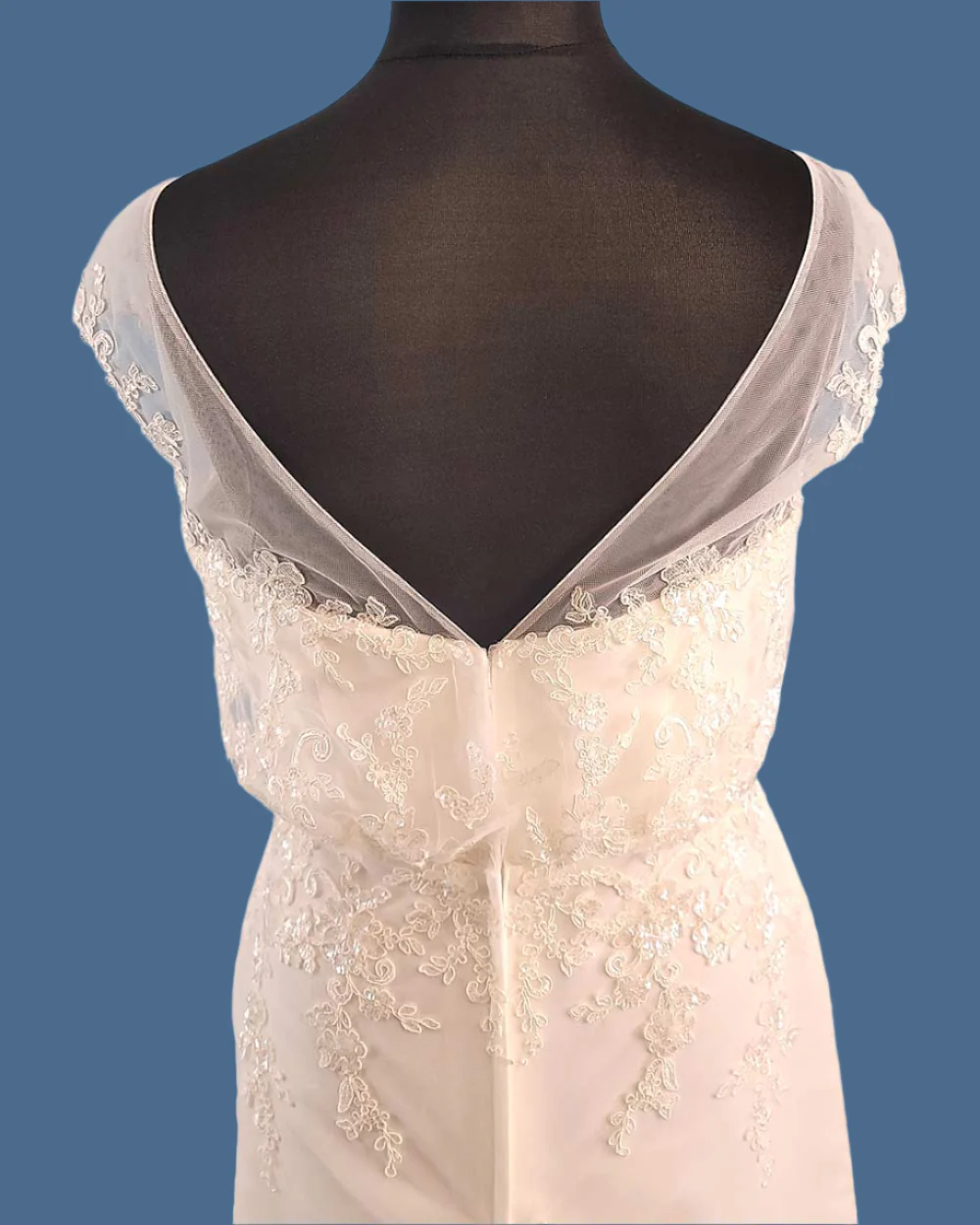 Hilary Morgan White A Line Wedding Dress Size 14-16 - Image 9