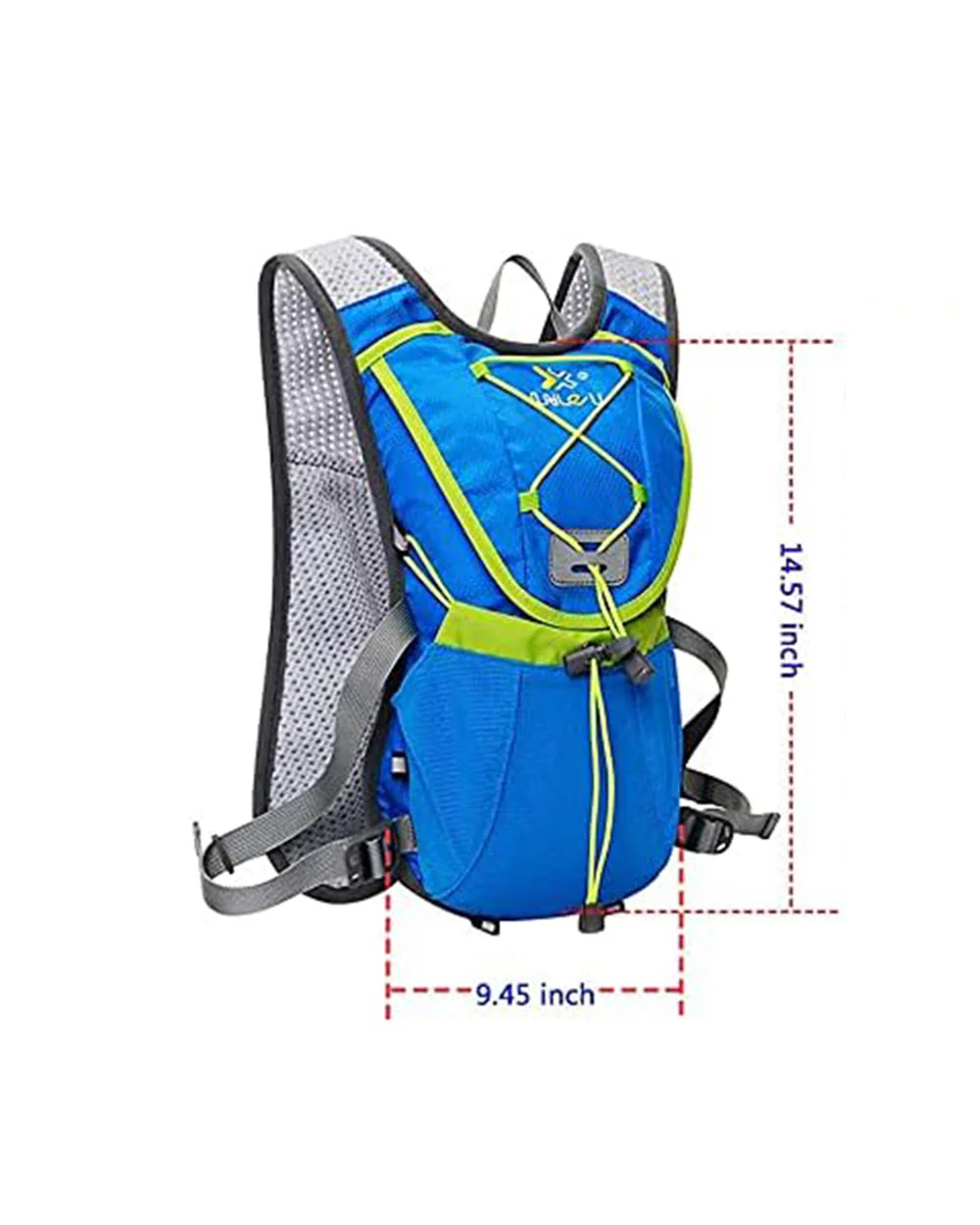 Hydration Vest Lightweight with 1.5L Hydration Bladder Black - Image 4