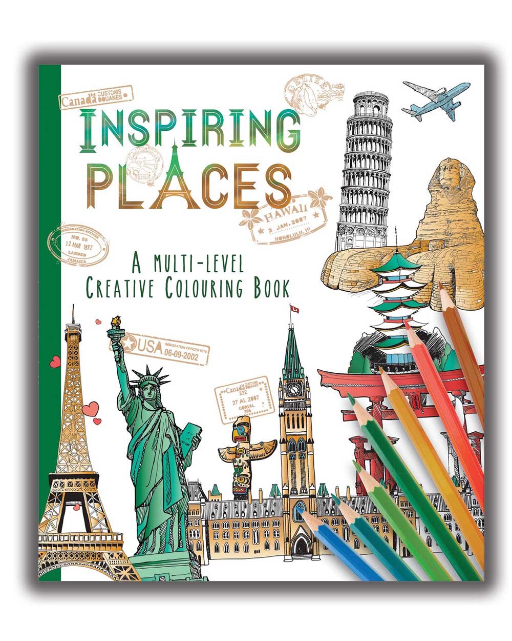 Inspiring Places Colouring Book Multi-Level