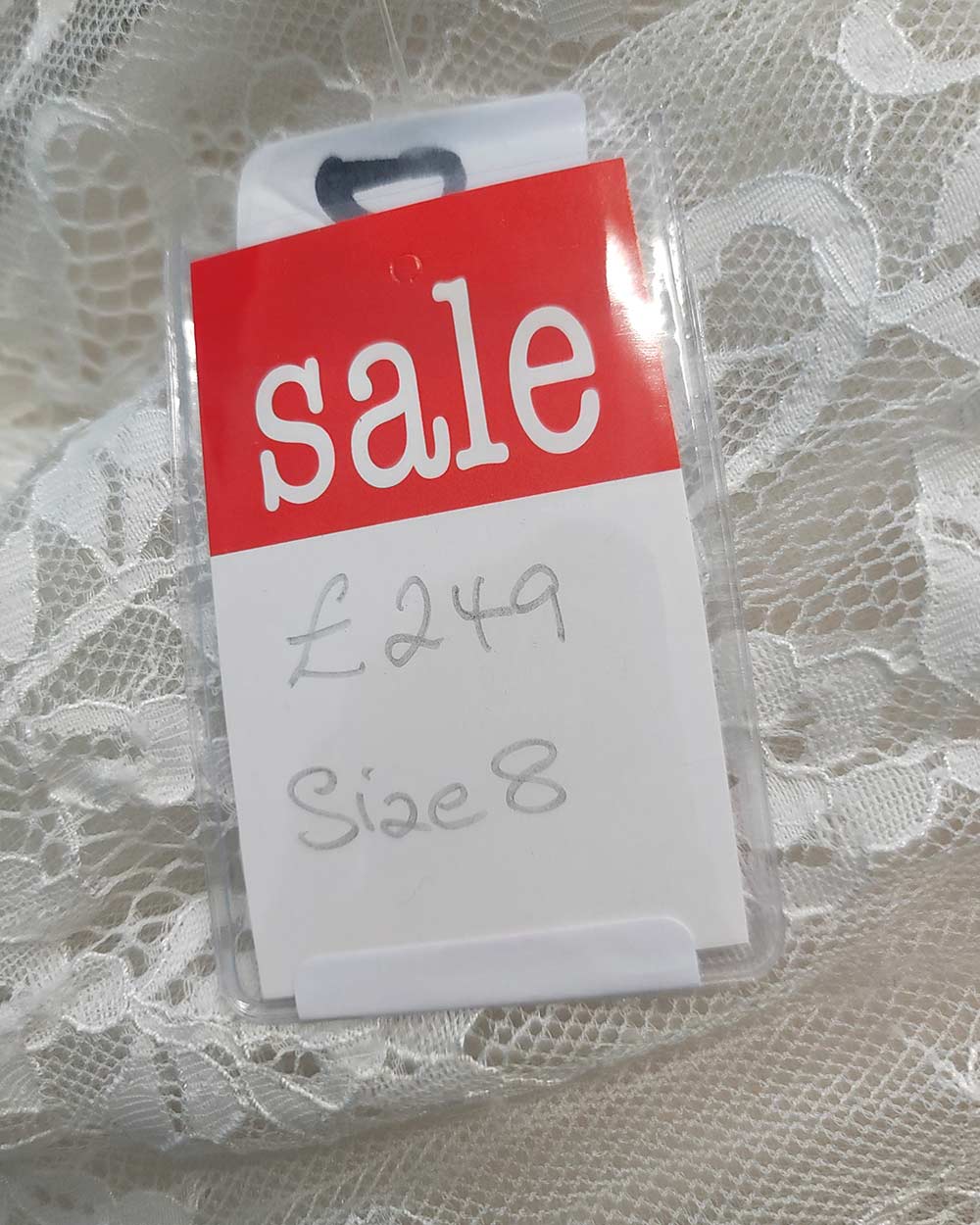 Jasmine Collection Champagne Fitted Strap Wedding Dress Size 8 - Image 15