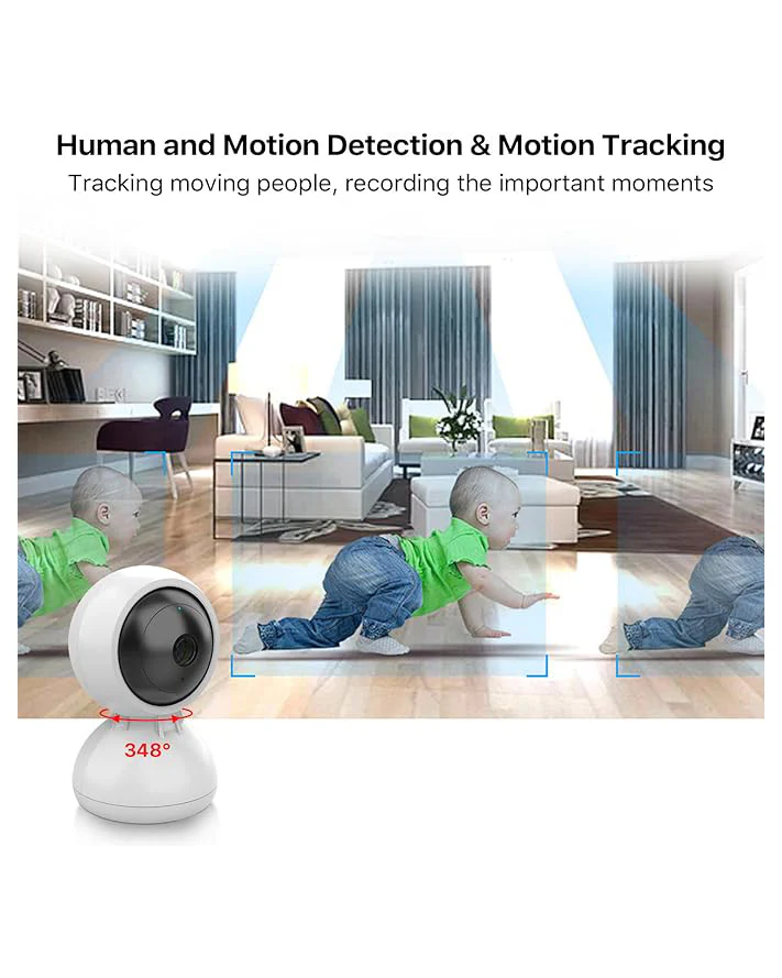 JUOVI 4MP Indoor Home Security Camera with 2.4/5 GHz WiFi - Image 2