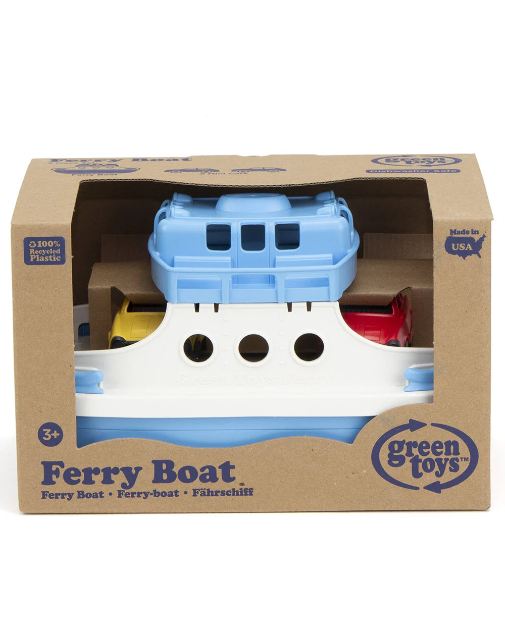 Kids Ferry Boat Cars Toy 100% Recycled Plastic 3+ - Image 10