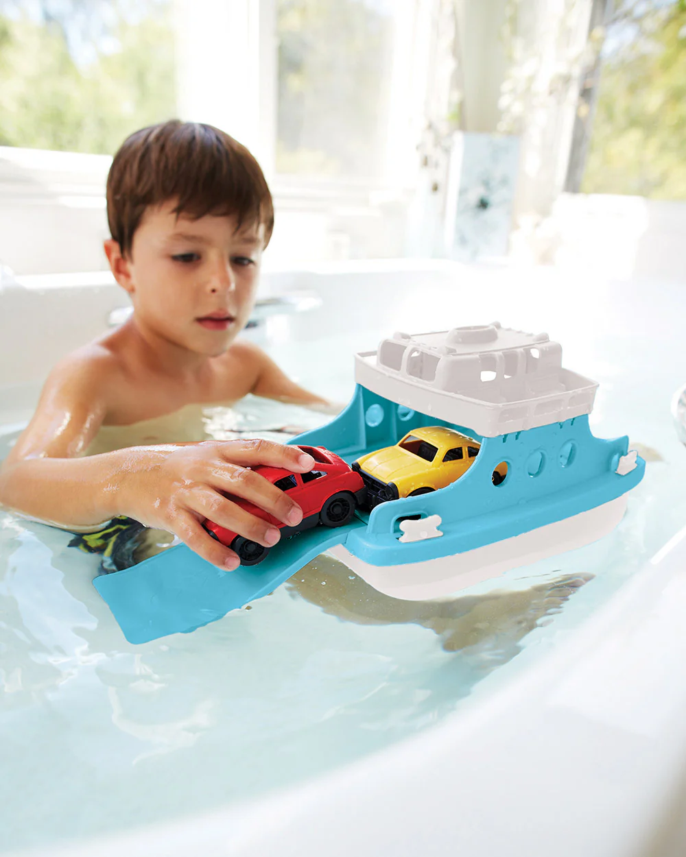 Kids Ferry Boat Cars Toy 100% Recycled Plastic 3+ - Image 3