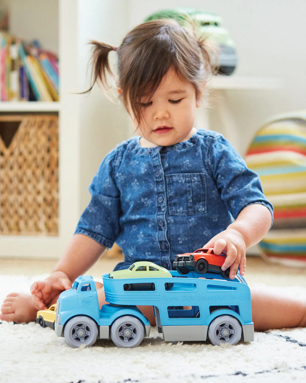 Kids Toy Car Carrier Lorry Cars 100% Recycled Plastic 3+ - Image 3