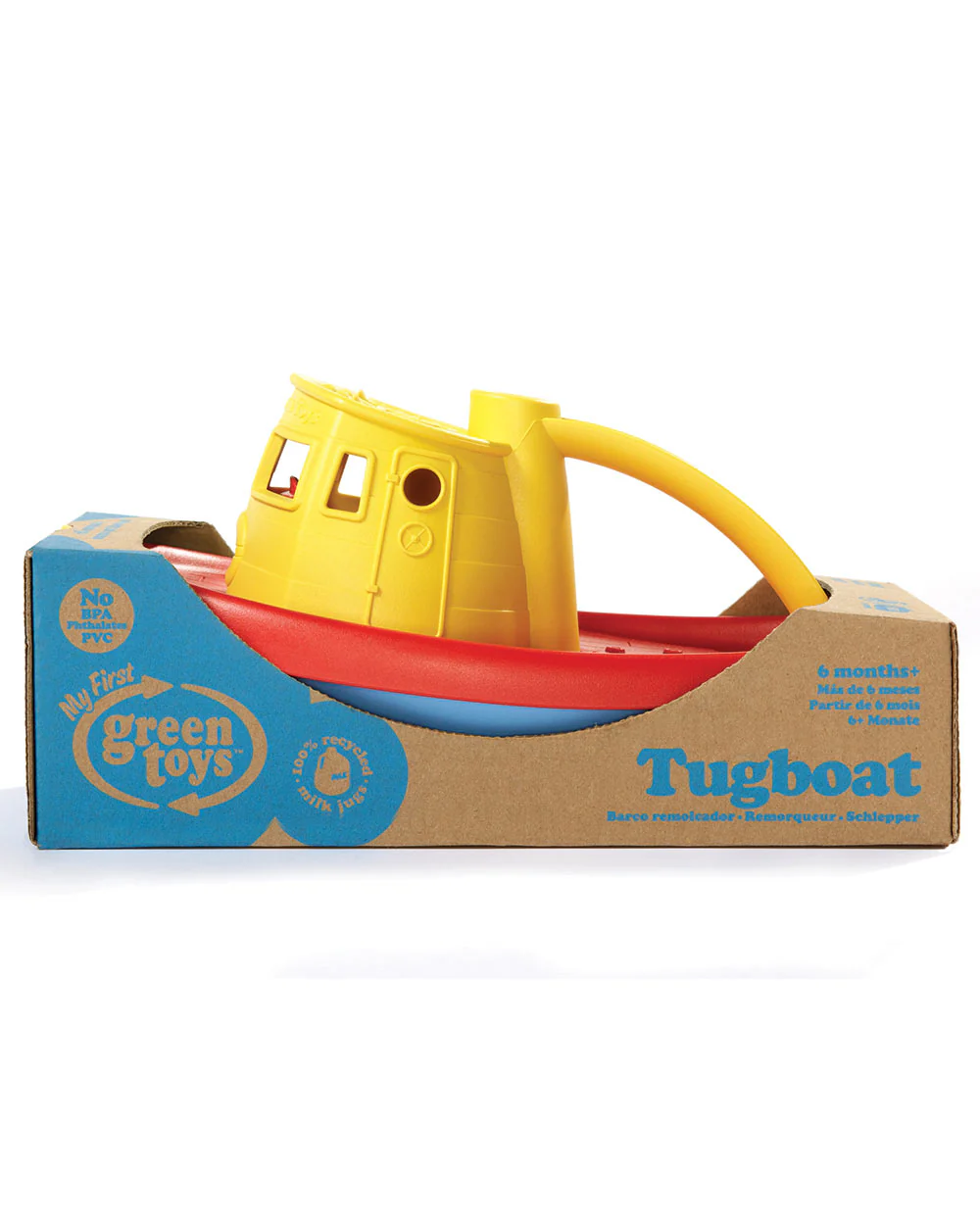 Kids Toy Tugboat 100% Recycled Plastic 6 Months+ - Image 2