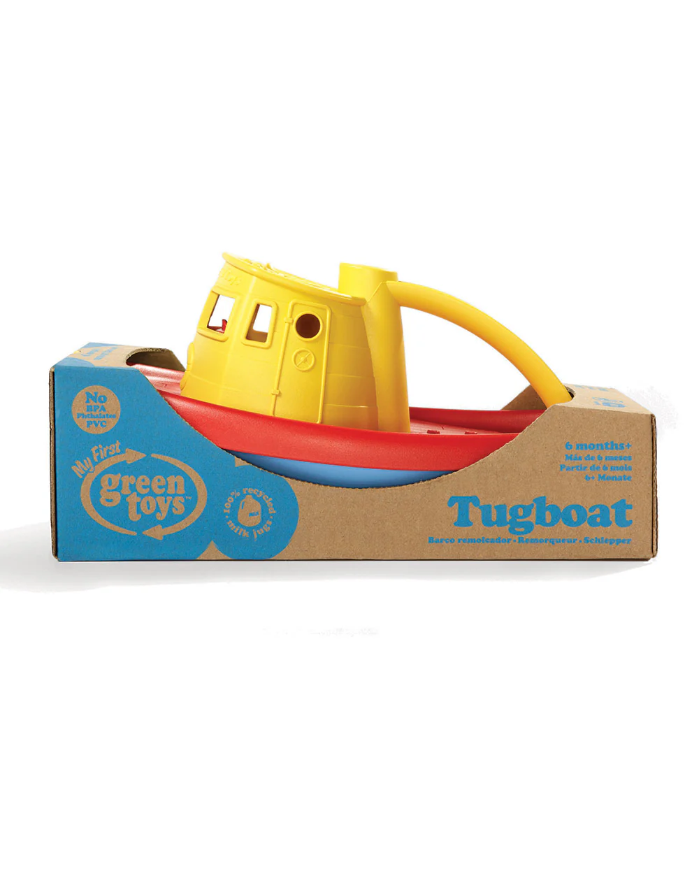 Kids Toy Tugboat 100% Recycled Plastic 6 Months+ - Image 3