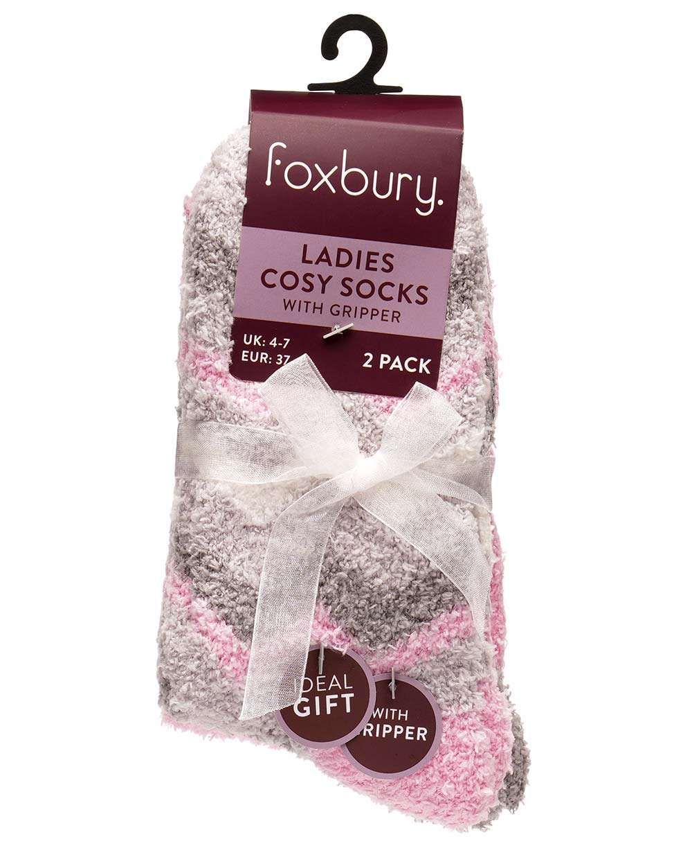 Ladies Fluffy Slipper Socks UK 4-8 - Image 7