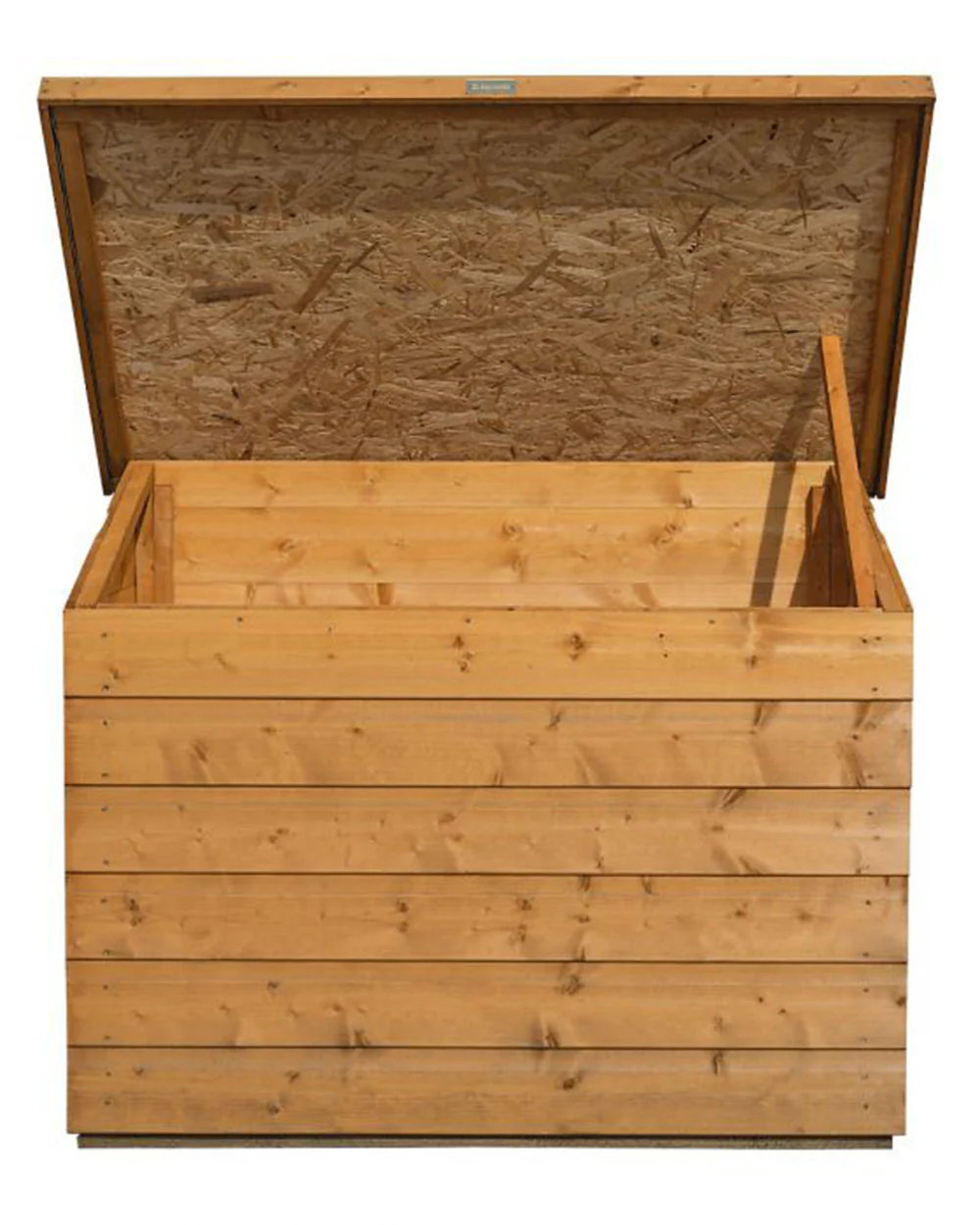 Large Wooden Garden Storage Box Chest 460L Capacity - Image 3