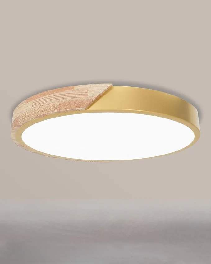 LED Ceiling Light Panel 50W 5000LM Gold 50cm