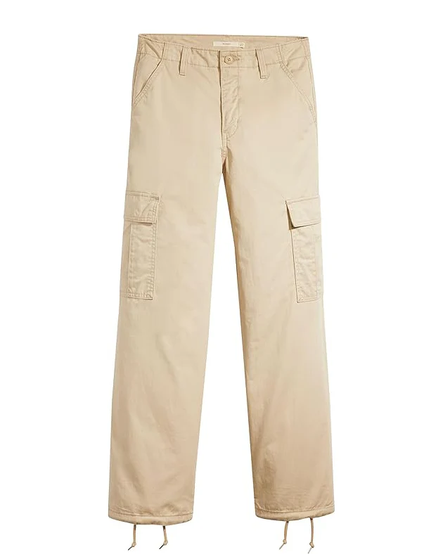 Levi's 94 Baggy Cargo Trouser Safari Beige W26 L32 - Image 2